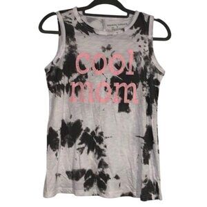 Grayson/Threads S Tie-Dye Tank Top "Cool Mom" Graphic 64% Cotton 36% Modal Sleev